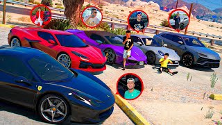 GTA V MODS  ROUBANDO CARROS DE YOUTUBERS RICOS NO GTA 5🙅‍♂️ [upl. by Anitsim]