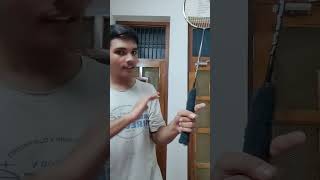 How to apply forehand grip in badminton racket 🏸😎 [upl. by Daria152]