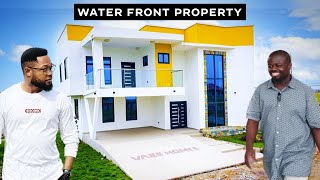 Exploring a Luxurious Modern Home with a Lagoon View in Ghana 🇬🇭 [upl. by Robbie]