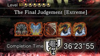 MHWI The Final Judgement Extreme Every Other Day Until Wilds 113 Switch Axe Only [upl. by Ahsi]