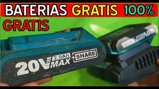 COMO ARREGLAR LAS BATERIAS RECARGABLES GRATIS  TALADROSAMOLADORASPULIDORAS TOOLS PORTATILES [upl. by Etnomed267]