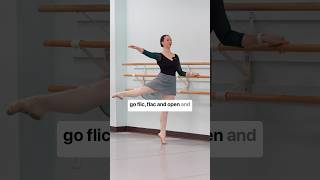 Here’s how to do an en dehors flic flac Keep your body nice and solid ballet tips balletteacher [upl. by Yerbua164]