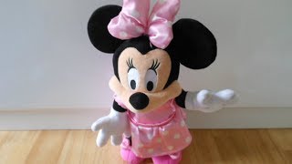 Singing dancing Minnie Mouse soft toy [upl. by Lodge]