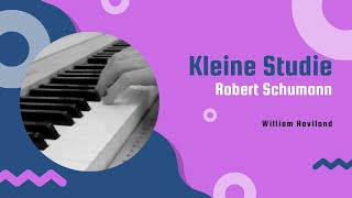 Schumann Kleine Studie Classical piano [upl. by Leelahk]