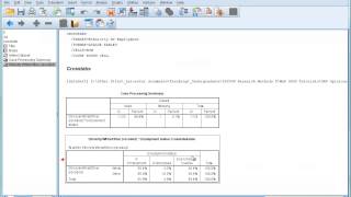 SPSS Tutorial 7  Using Percentages in Crosstabulations [upl. by Medlin]