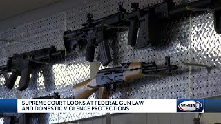 US Supreme Court considers federal gun law domestic violence protections [upl. by Nidorf770]