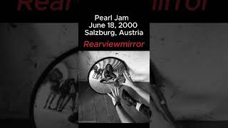 Pearl Jam Rearviewmirror 61800 rock pearljam music live concert trending shorts short pj [upl. by Yehsa503]