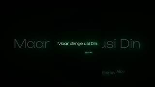 Tume jaan se maar denge usi din trending greenscreen lyrics youtubelyrics trendinglyrics [upl. by Urina]