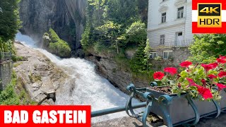 Bad Gastein Austria 🇦🇹 4K HDR Virtual walking tour [upl. by Cordelia]