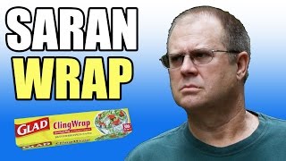 ANGRY DAD SARAN WRAP PRANK [upl. by Ahsital]