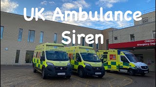 Uk Ambulance Siren [upl. by Ynettirb]