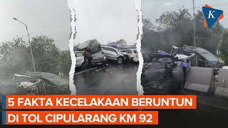 5 Fakta Sementara Kecelakaan Beruntun di Tol Cipularang Km 92 [upl. by Haleemaj]