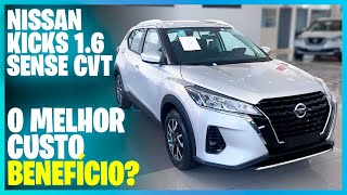 NOVO NISSAN KICKS 16 SENSE CVT 2022  O KICKS DE ENTRADA COM CÂMBIO AUTOMÁTICO VALE A PENA [upl. by Namilus]