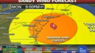 The Weather Channel  Hurricane Sandy coverage on Weekend Now  October 28 2012 [upl. by Ennael]