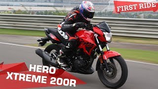 Hero Xtreme 200R Review Extreme Surprise  First Ride [upl. by Engenia798]