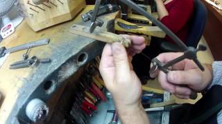 How to Rebuild a Prong and Resize a Heirloom Ring [upl. by Budding]