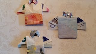 DIY Geld vouwen shirtoverhemd  Knutselen  CreaBella [upl. by Dickenson]