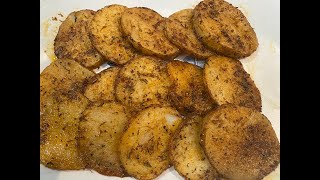 Crispy Oven Baked Potato Slices Recipe [upl. by Arola760]