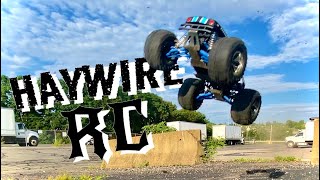 Wrecking A Perfectly Good RC Losi LST Jumping [upl. by Norword]