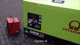 Pramac GBW22 Yanmar Generator 1500 rpm [upl. by Prouty9]