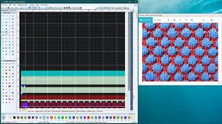 Blister check knit stitch Patterns for Beginners Hqpds Program HelpLinePro [upl. by Clementis697]