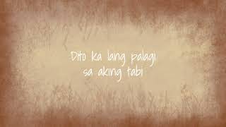 Dito Ka Lang Cover  Lyrics Video [upl. by Affay]