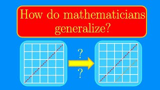 The art of generalization in Mathematics  DDC 4 [upl. by Eiraminot]