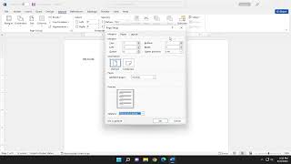 How to set 1 inch Margins in Word [upl. by Katsuyama]