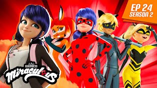 MIRACULOUS  🐞 CATALYST Heroes Day  Part 1 🐾  FULL EPISODE ▶️ Season 2 Episode 24 [upl. by Shurlocke344]