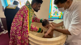 Malankara Jacobite Syrian Orthodox Church Baptism  10 Dec 2021  MIJSOC Dubai UAE [upl. by Belak]