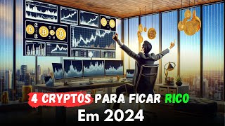 4 cryptos para Ficar Rico em 2024 [upl. by Latsyc318]