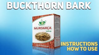 Buckthorn bark how to use Used to treat chronic constipation [upl. by Papagena775]