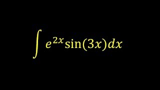 Integral of e2xsin3x  Integral example [upl. by Odlanir]