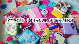 MY 2 YEARS OLD HANDMADE JOURNAL SUPPLIES 😱 diy journal supplies old journal supplies handmade [upl. by Ettenwad496]