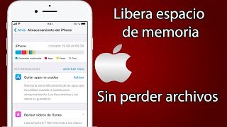 Como liberar espacio de memoria de tu iPhone sin borrar nada [upl. by Collayer]