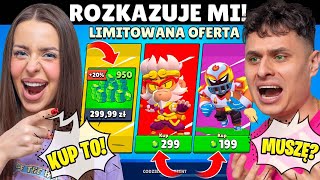 DZIEWCZYNA ROZKAZUJE MI W BRAWL STARS WYDAŁEM FORTUNĘ [upl. by Duncan377]