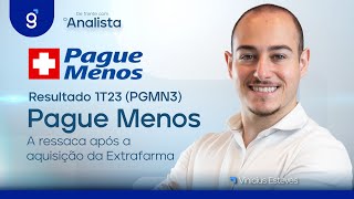 Pague Menos PGMN3  Resultado 1T23 A ressaca após a aquisição da Extrafarma  Genial Analisa DFA [upl. by Odradlig245]