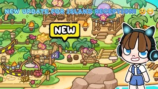 NEW UPDATE FOR AT ISLAND RECEPTION 😄😁  Pazu  Avatar World  Toca JassielChannel [upl. by Ainerbas]