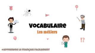 Vocabulaire   les métiers 👷‍♂️👩‍🏫👨‍🔧…… [upl. by Iover968]