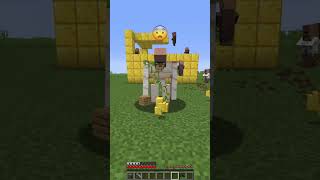 Project Building by Hiring Villagers vs Emoji Mistake Reaction meme shorts minecraft [upl. by Iznil681]