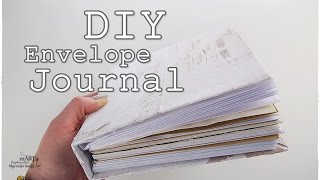 DIY Envelope Journal ♡ Maremis Small Art ♡ [upl. by Niamrej]