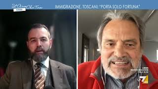 Immigrazione irregolare Francesco Borgonovo vs Oliviero Toscani quotGliela spieghiamo a [upl. by Nosirrah670]