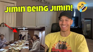 Reacting to Jimin making BTS laugh 😂 [upl. by Onateag86]