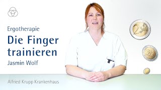 Ergotherapie für Zuhause Die Finger trainieren [upl. by Ainekahs]