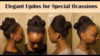 Simple Elegant SpecialEvent Hairstyles For Natural Hair [upl. by Giesecke]