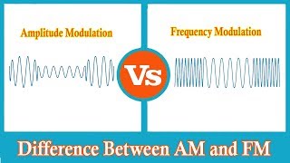 Amplitude Modulation vs Frequency Modulation │ AM vs FM │ Difference Between AM and FM [upl. by Ycnuahc28]