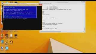 Tutorial on dosbox 074 windows 8 pc [upl. by Vannie623]