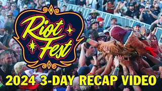 Riot Fest 2024 3Day Recap [upl. by Yntruoc]