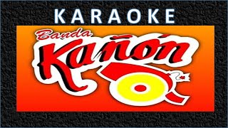 Inventame  Banda Kañon Karaoke [upl. by Ahtaela]