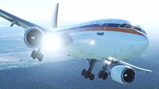 HapagLloyd Flug Flight 3378  Crash Landing Animation [upl. by Landri460]